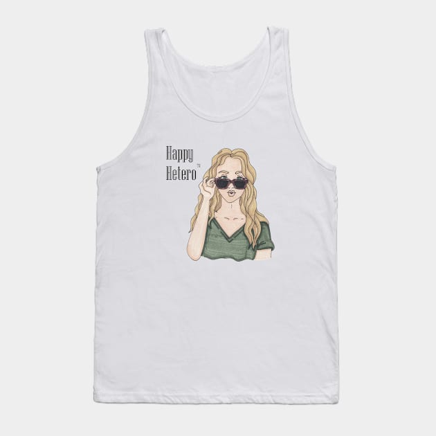 Happy Hetero "Blonde Radiance" Tank Top by Happy Hetero™